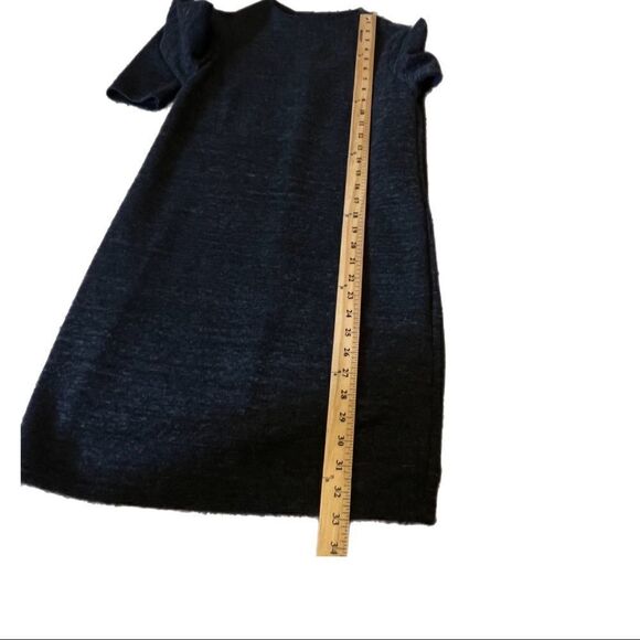 TopShop Dark Gray Knit Dress with Zippered Back. Size 8. Great Condition! - Picture 10 of 10